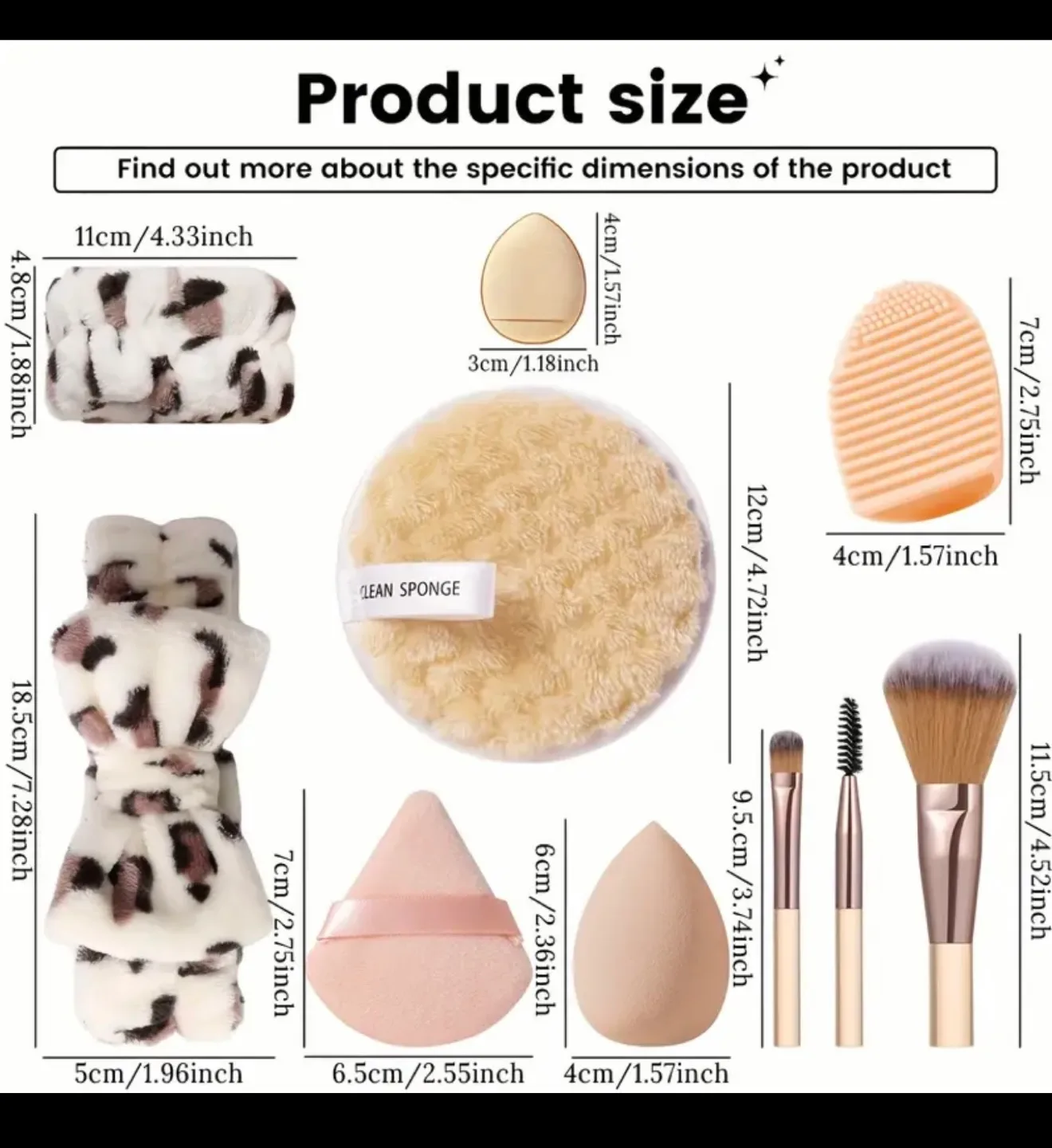 Cold Therapy Mask & 18 Pcs All-In-One Makeup Sponge Set image indicator(2)