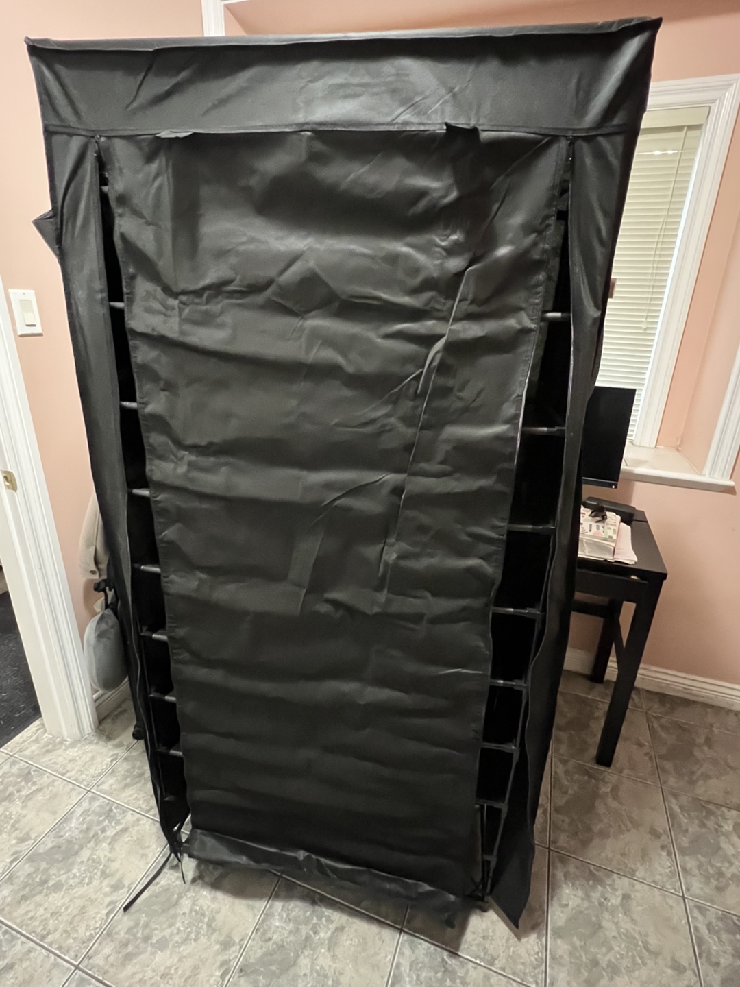 Multi-Tier Shoe Rack with Covers - photo 2