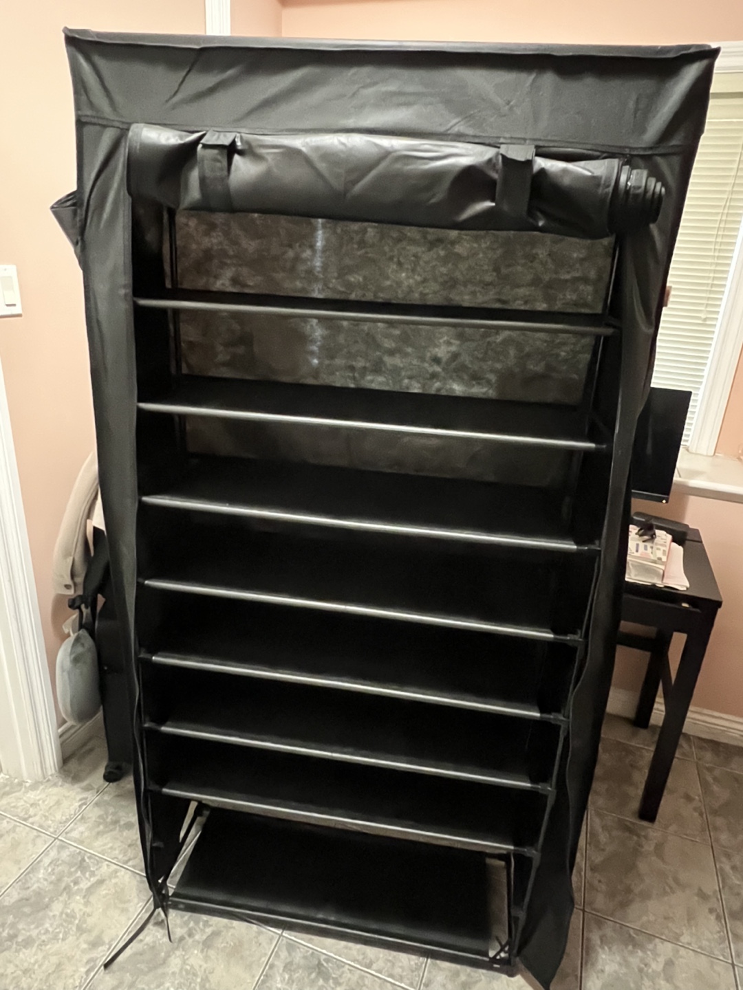 Multi-Tier Shoe Rack with Covers