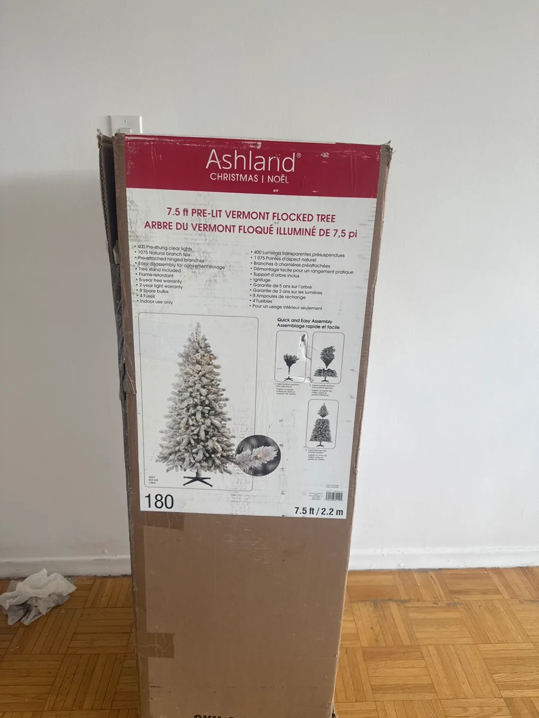 Christmas Tree, Warm White Twinkle led Lights thumbnail