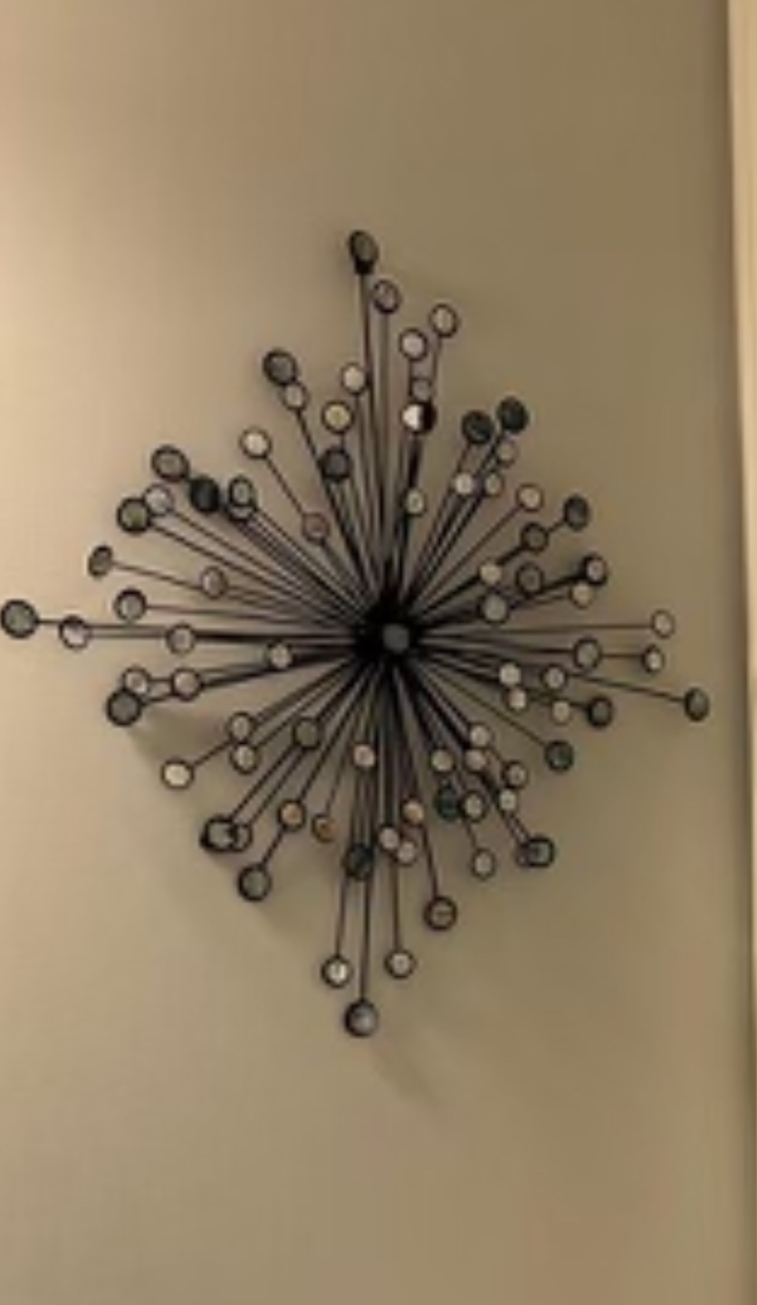Mirrored Wall Decor 2 pcs