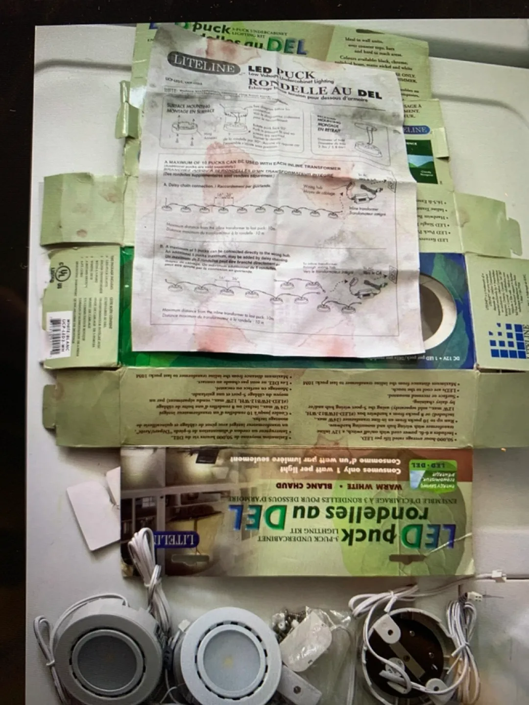 Litteline 3-Puck LED Under Cabinet Light Kit image indicator(2)