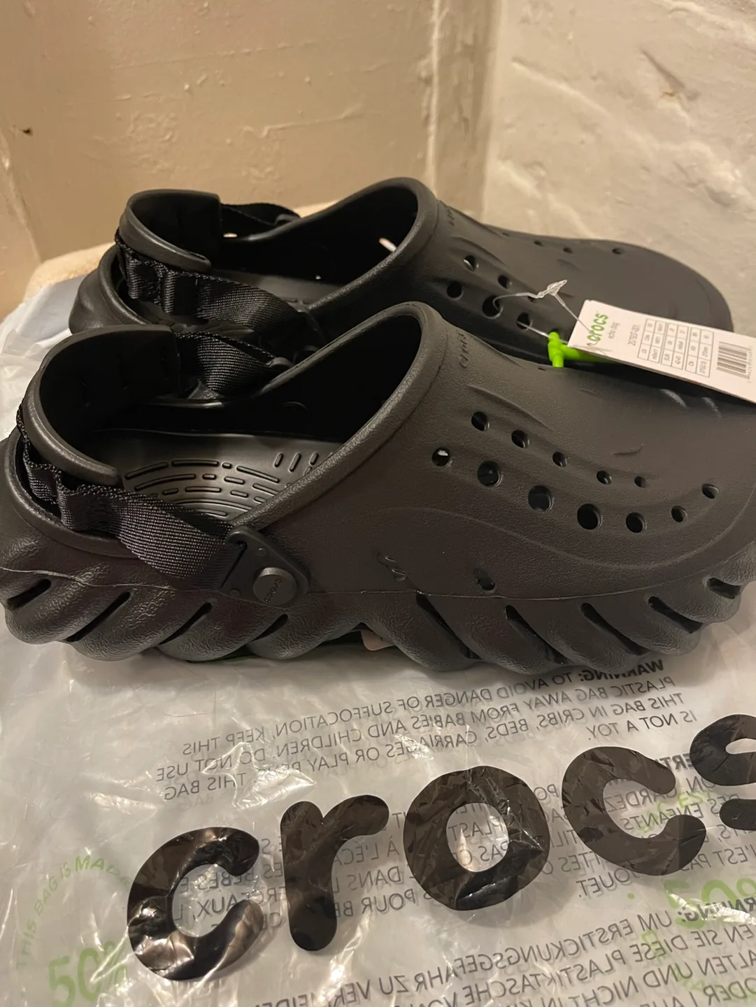 Crocs Echo Clog Black Size 9/11 image indicator(3)