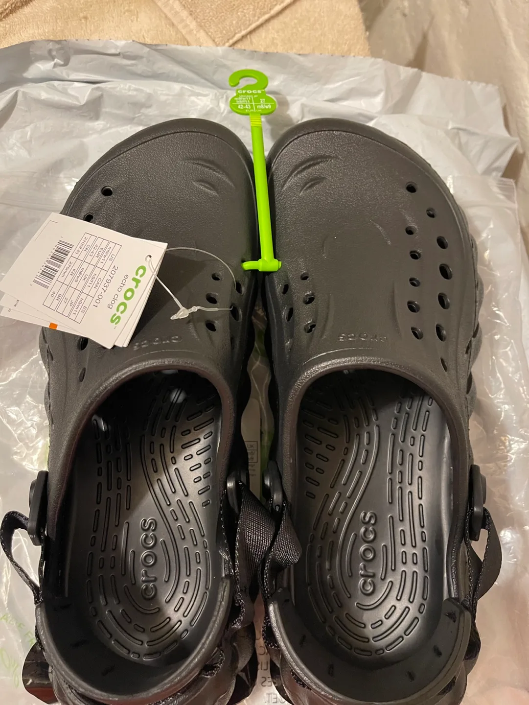 Crocs Echo Clog Black Size 9/11 image indicator(6)