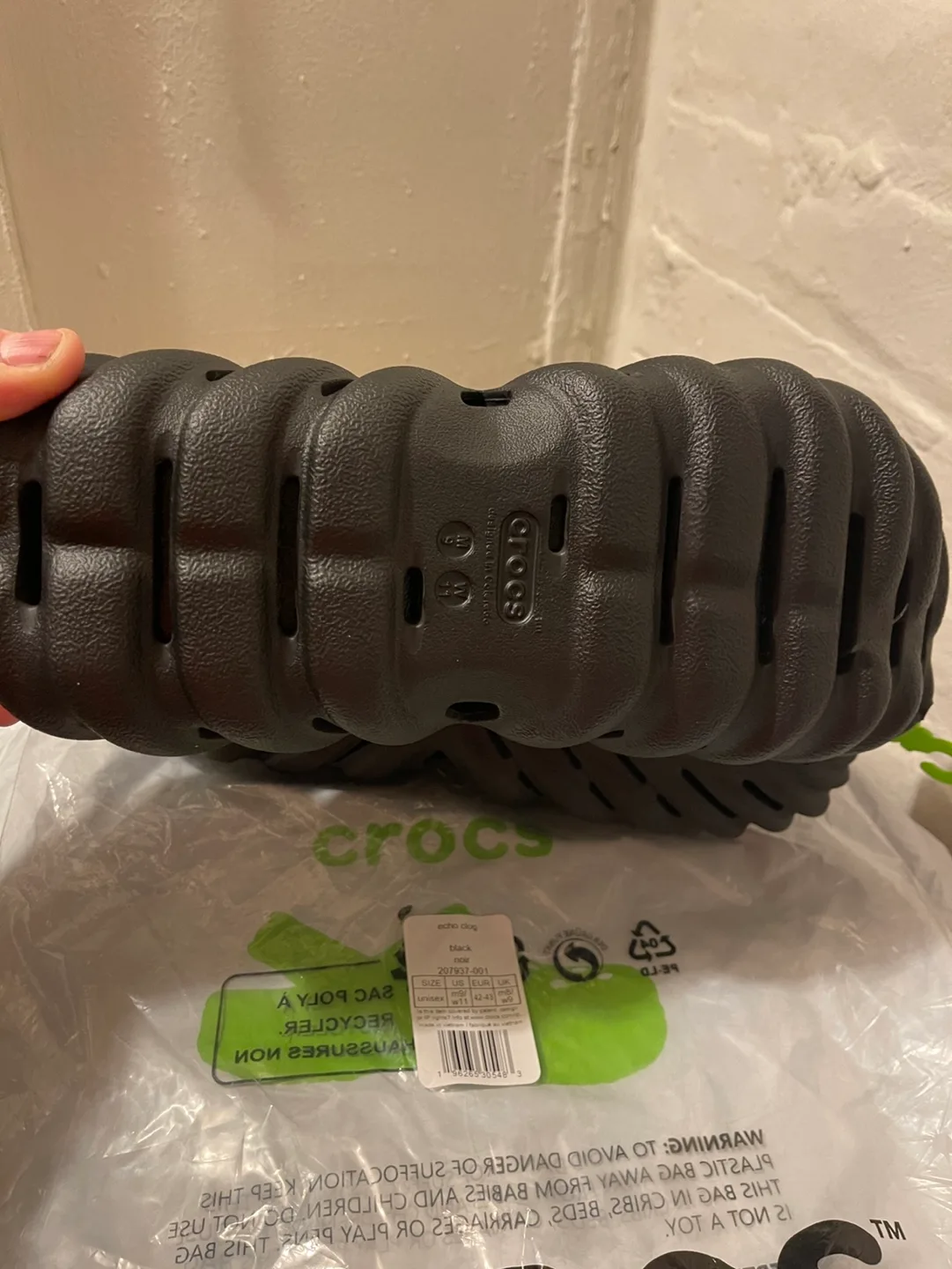 Crocs Echo Clog Black Size 9/11 image indicator(4)