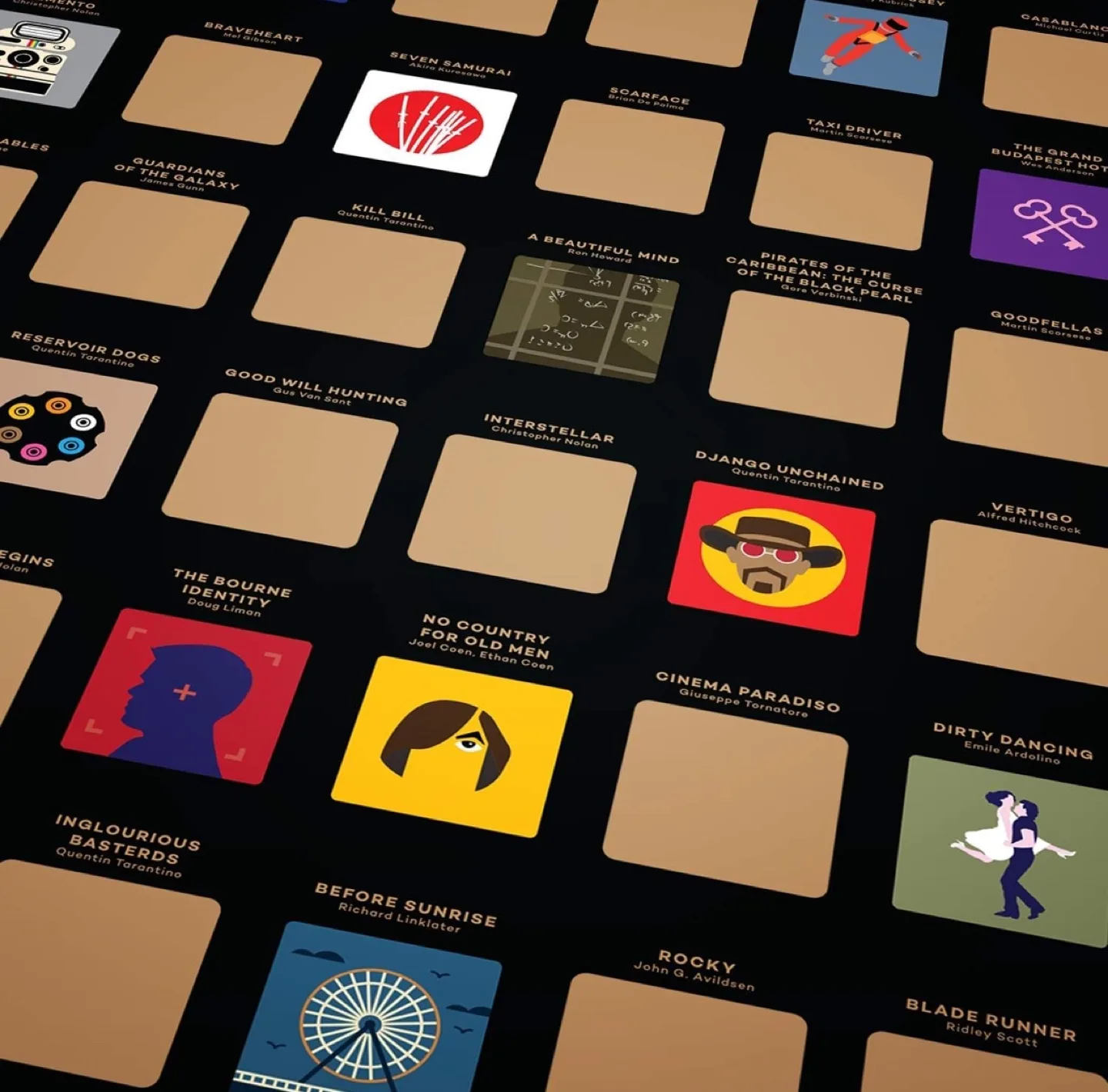 Top 100 Movies Scratch Off Poster image indicator(6)