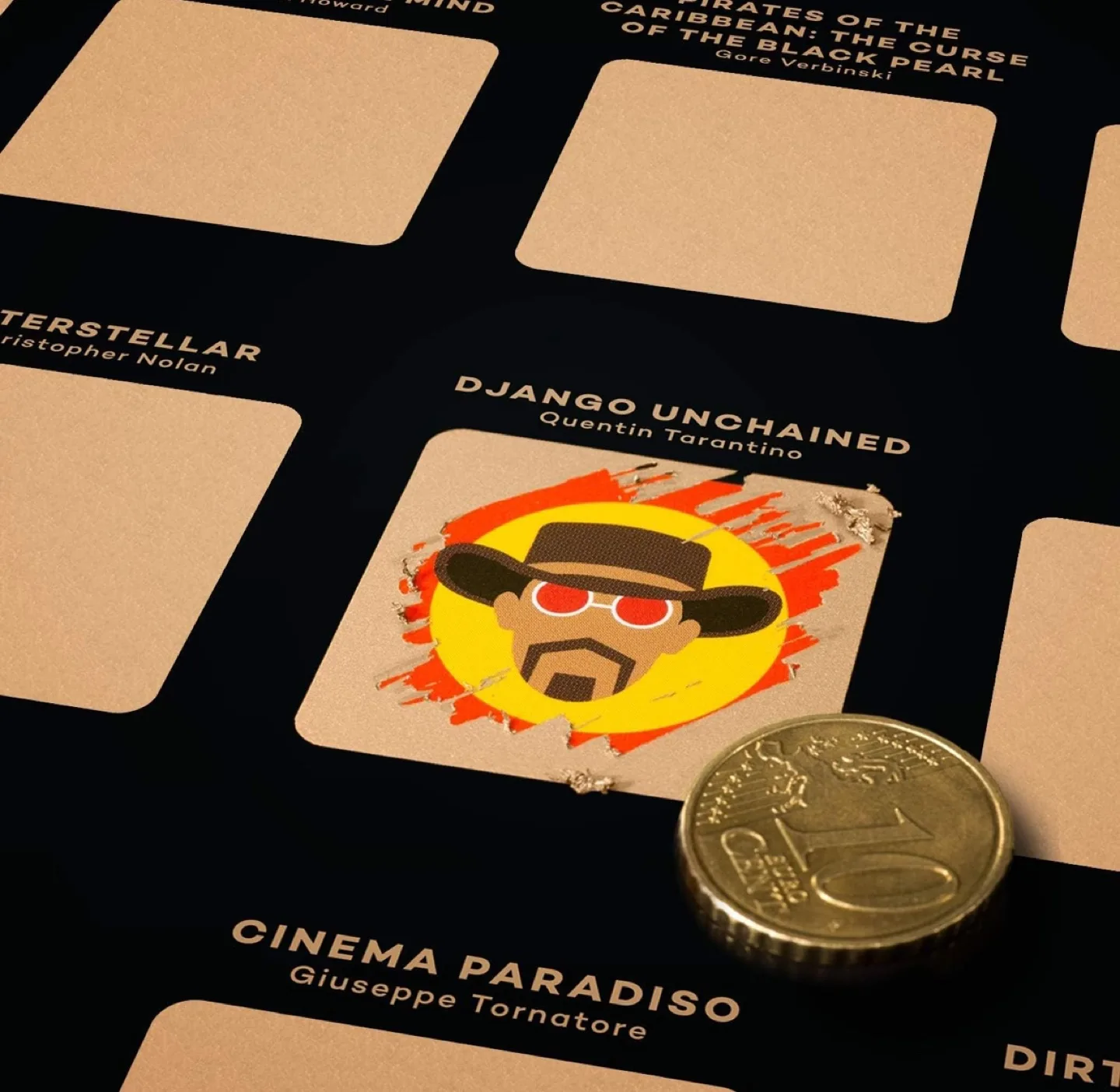 Top 100 Movies Scratch Off Poster image indicator(7)