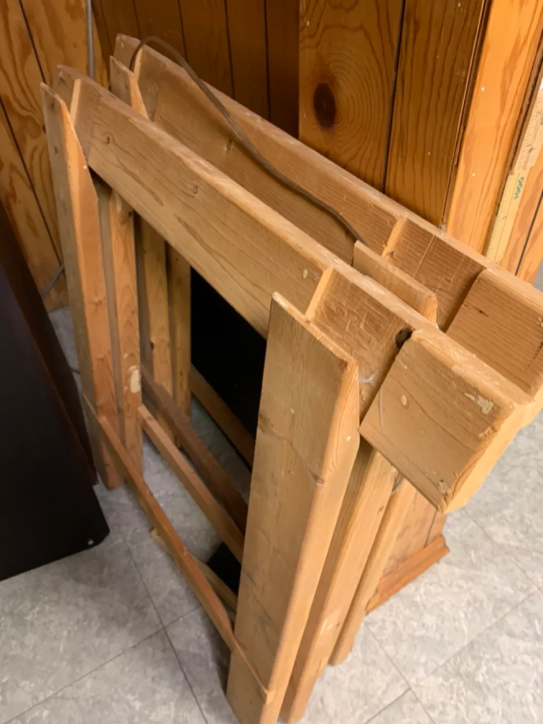 Wooden Sawhorses - set of 2 thumbnail