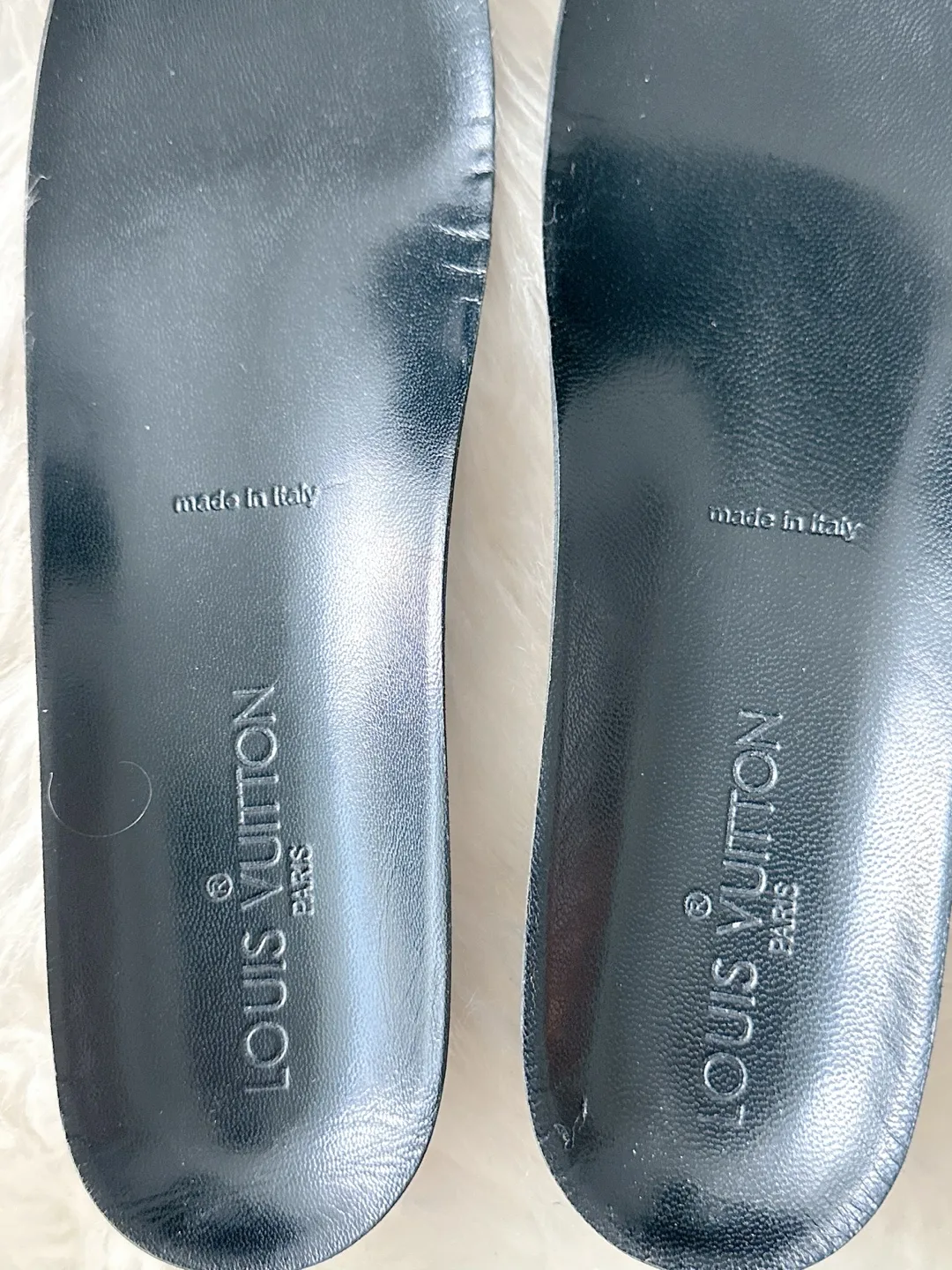Authentic Louis Vuitton Black Rain Boots image indicator(8)