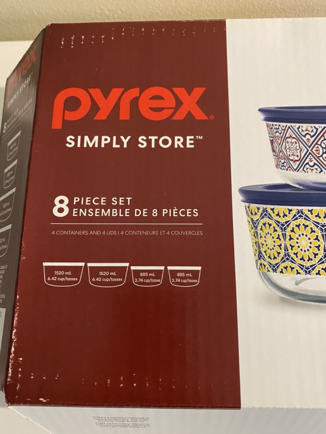 Pyrex Simply Store 8 Piece Set - photo 3