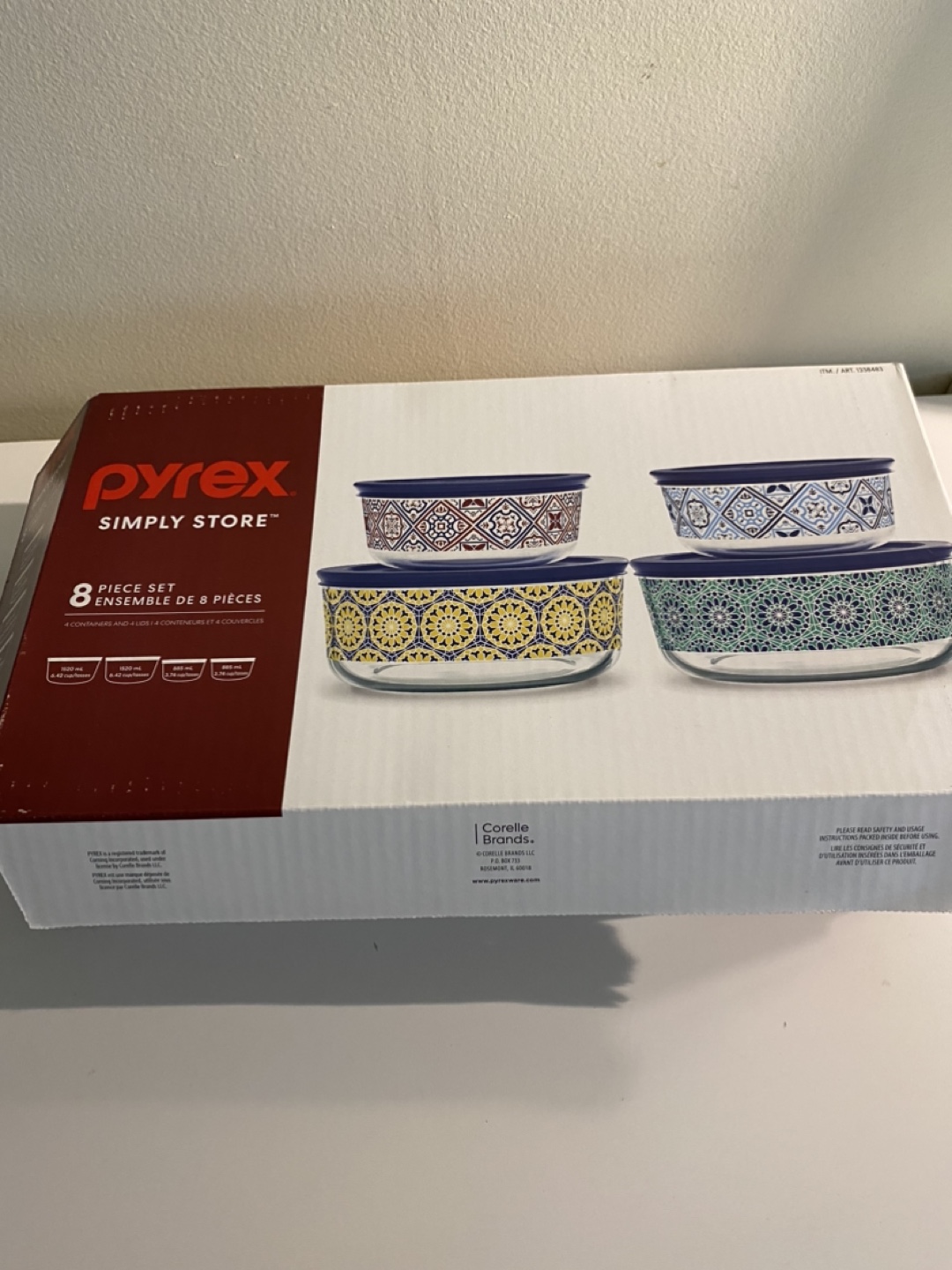 Pyrex Simply Store 8 Piece Set