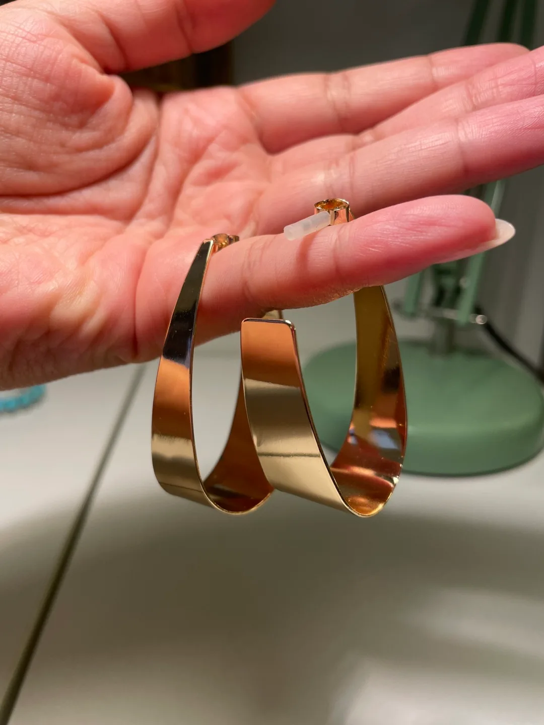 Gold Hoop Earrings thumbnail
