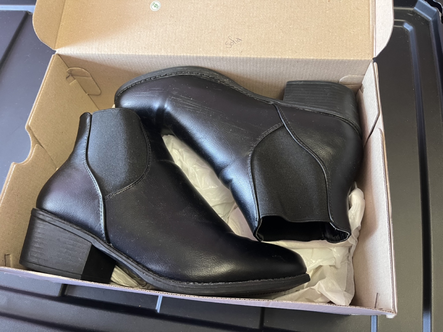 Black Ardene Ankle Boots