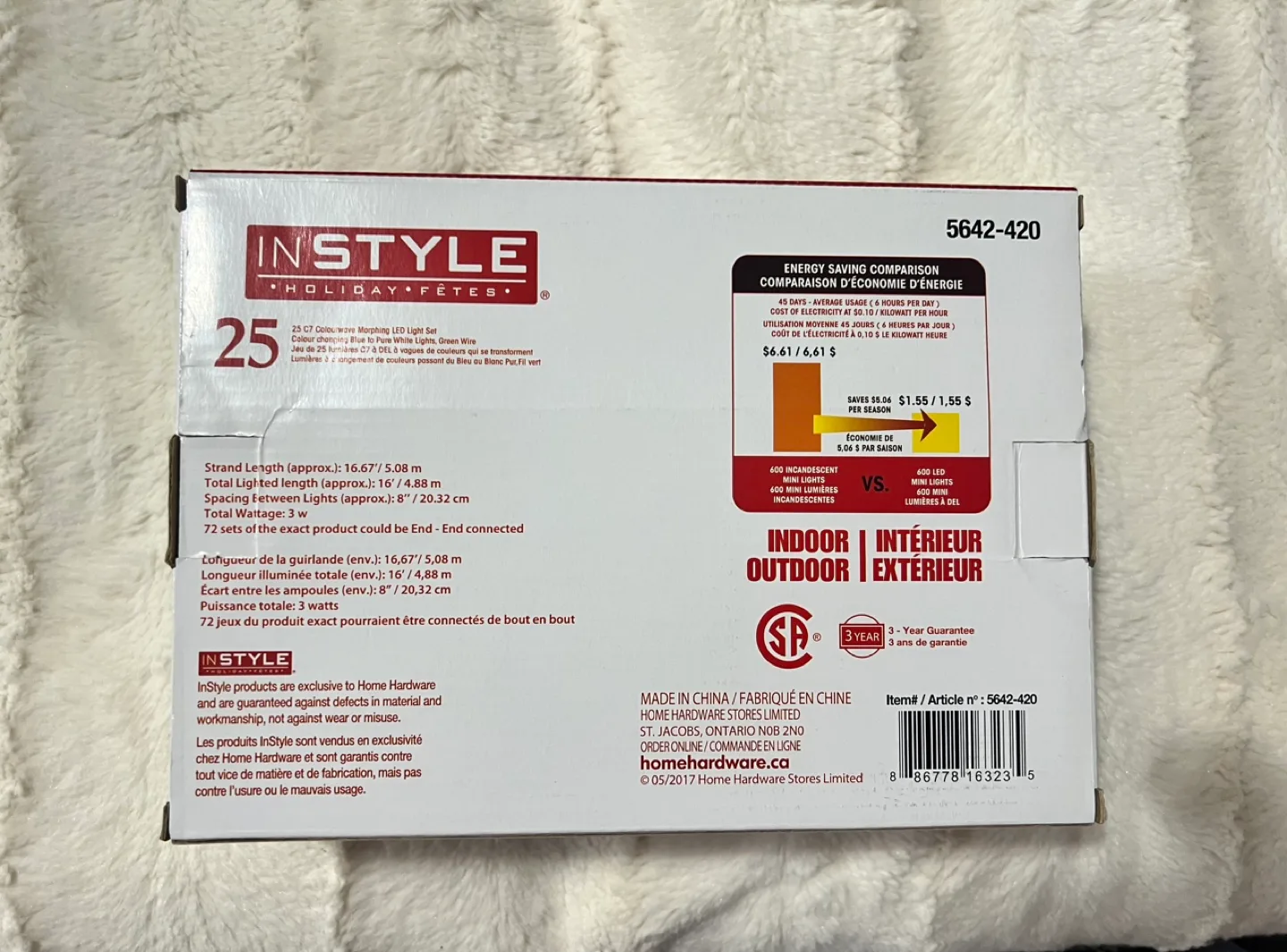 25 C7 colour wave morphing LED light set BNIB image indicator(2)