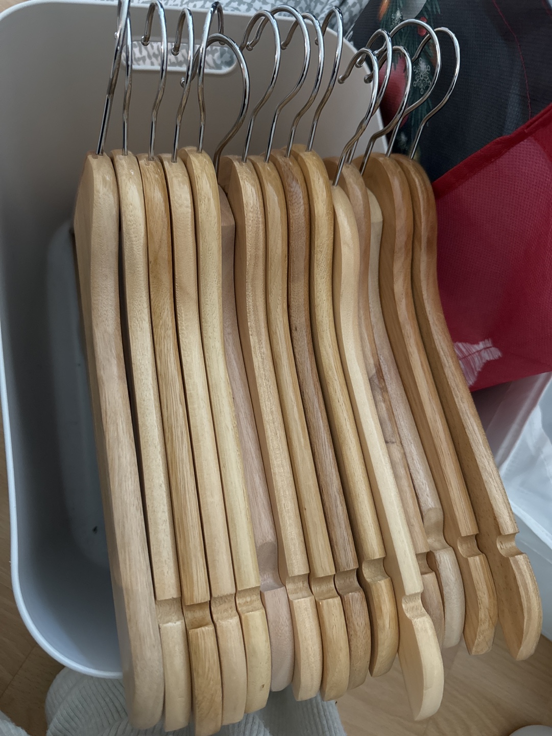 Wooden Hangers (Pack of 25) for $15