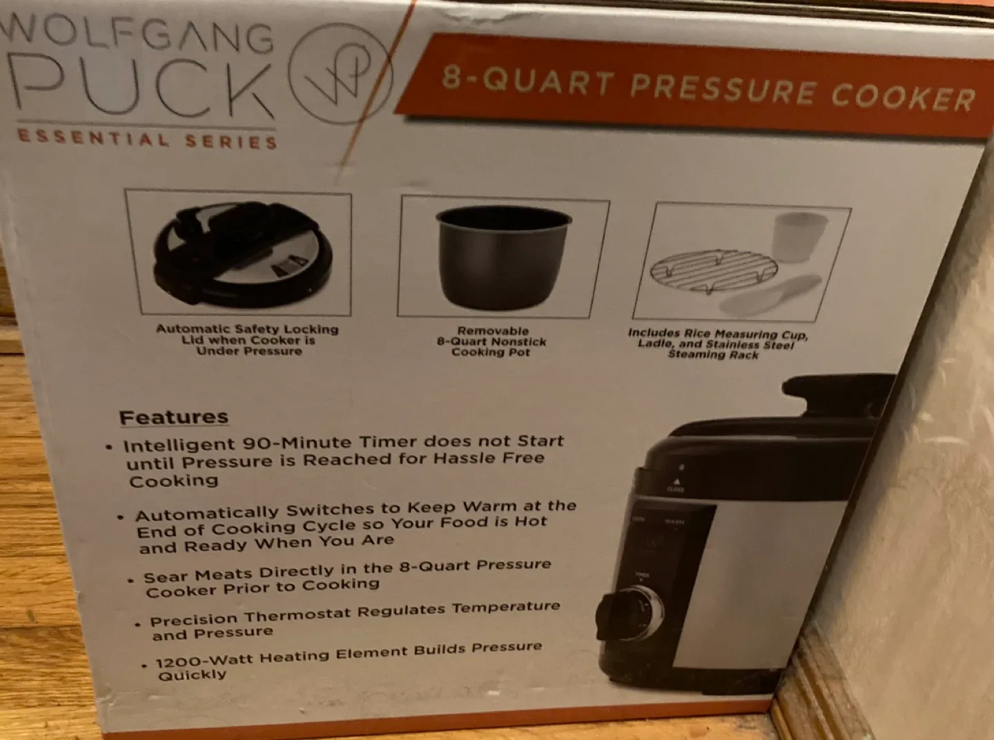 Wolfgang Puck 8-Quart Pressure Cooker image indicator(3)