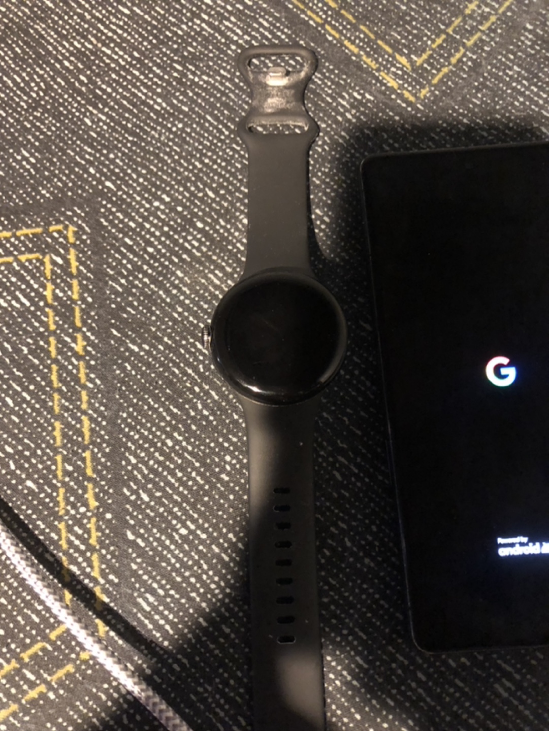Google Pixel 7 with Google Pixel Watch