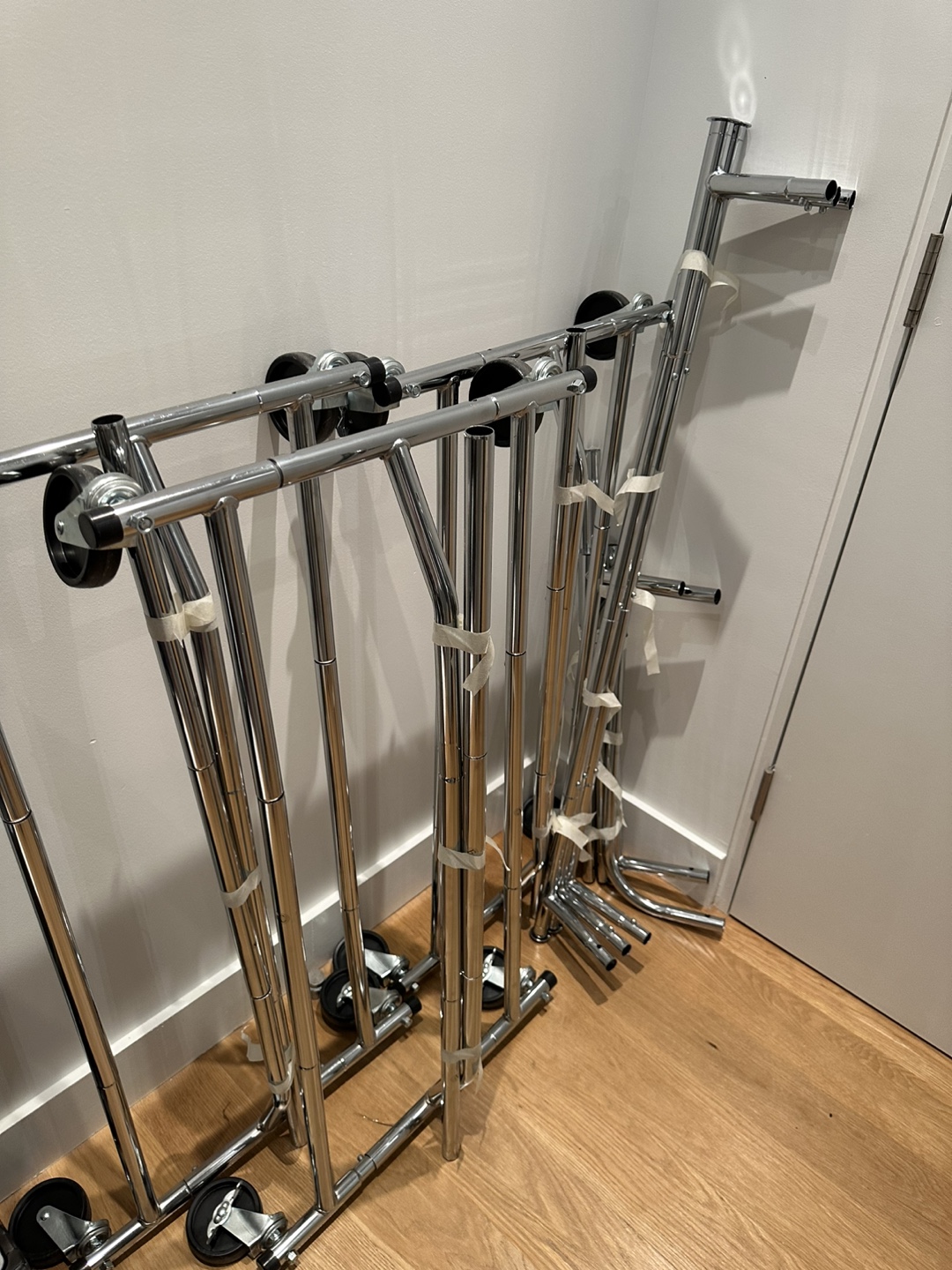 Chrome Clothing Racks