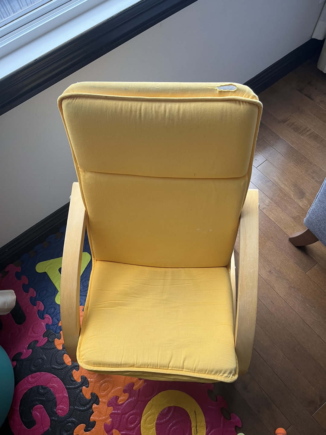 Yellow Rocking Chair