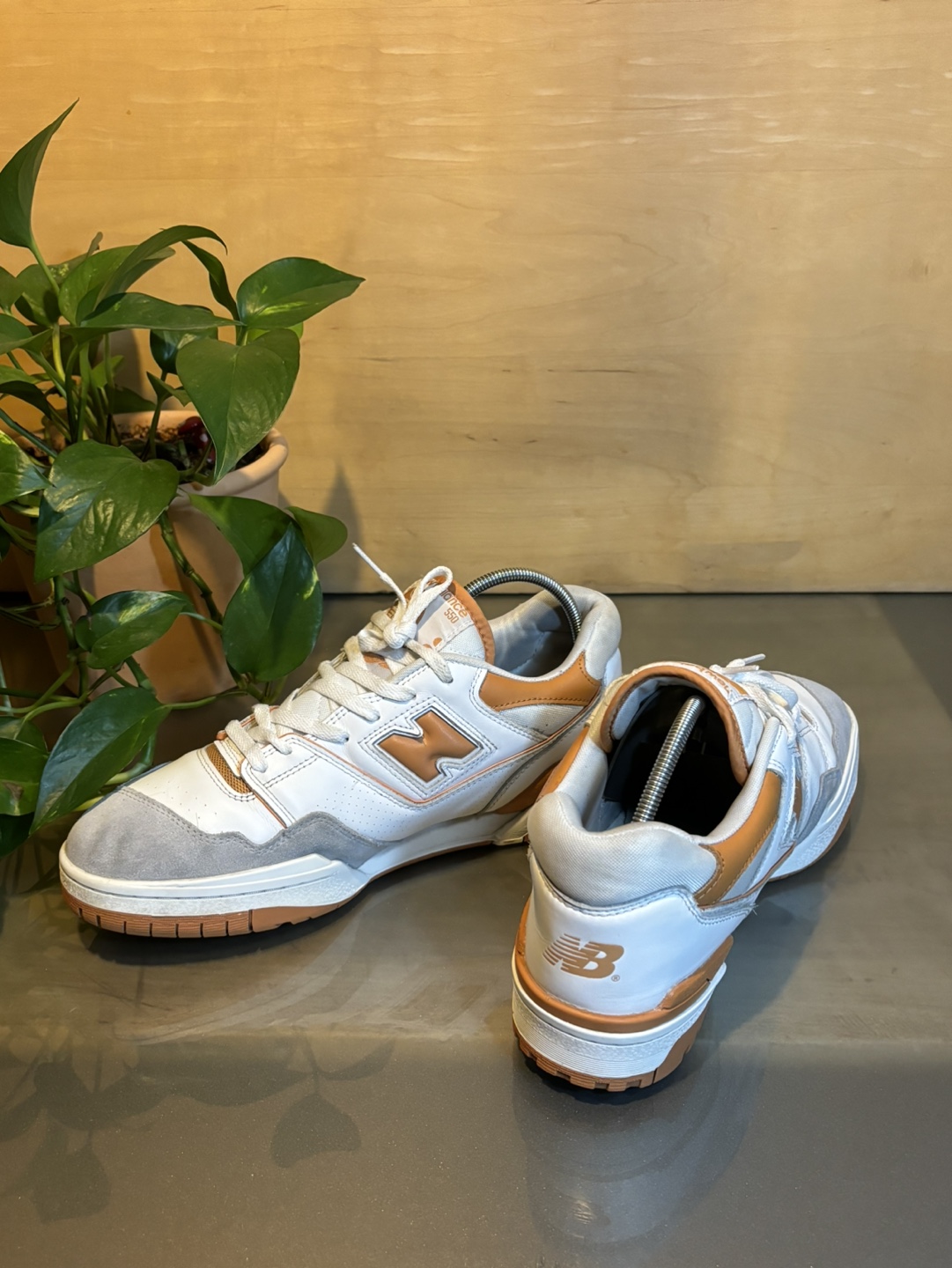 New Balance 550 White/Tan Size 13 - photo 2