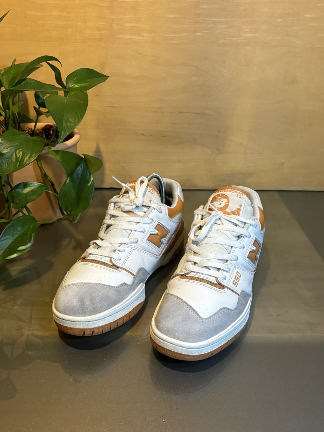 New Balance 550 White/Tan Size 13