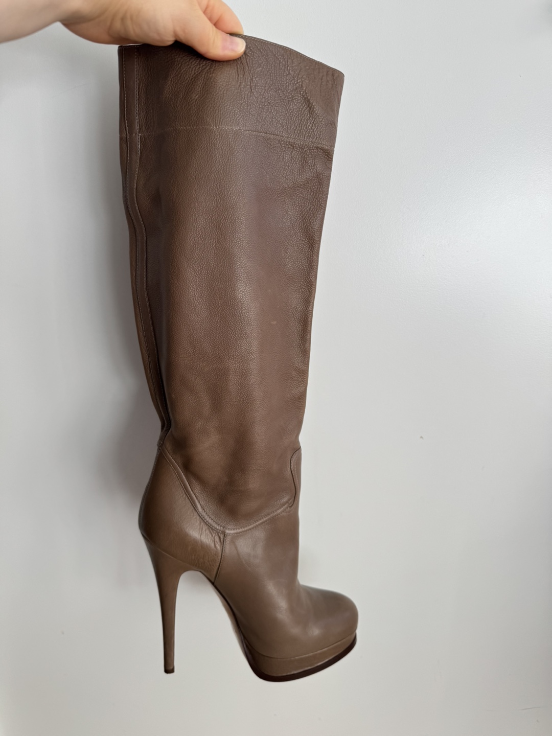 Casadei Leather Knee-High Boots - photo 2
