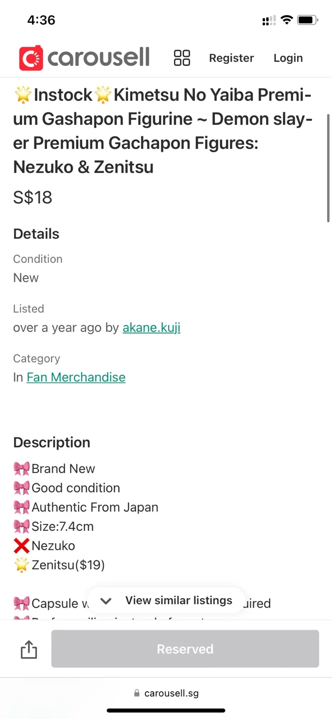 Demon Slayer Zenitsu Agatsuma gacha from Japan image indicator(7)