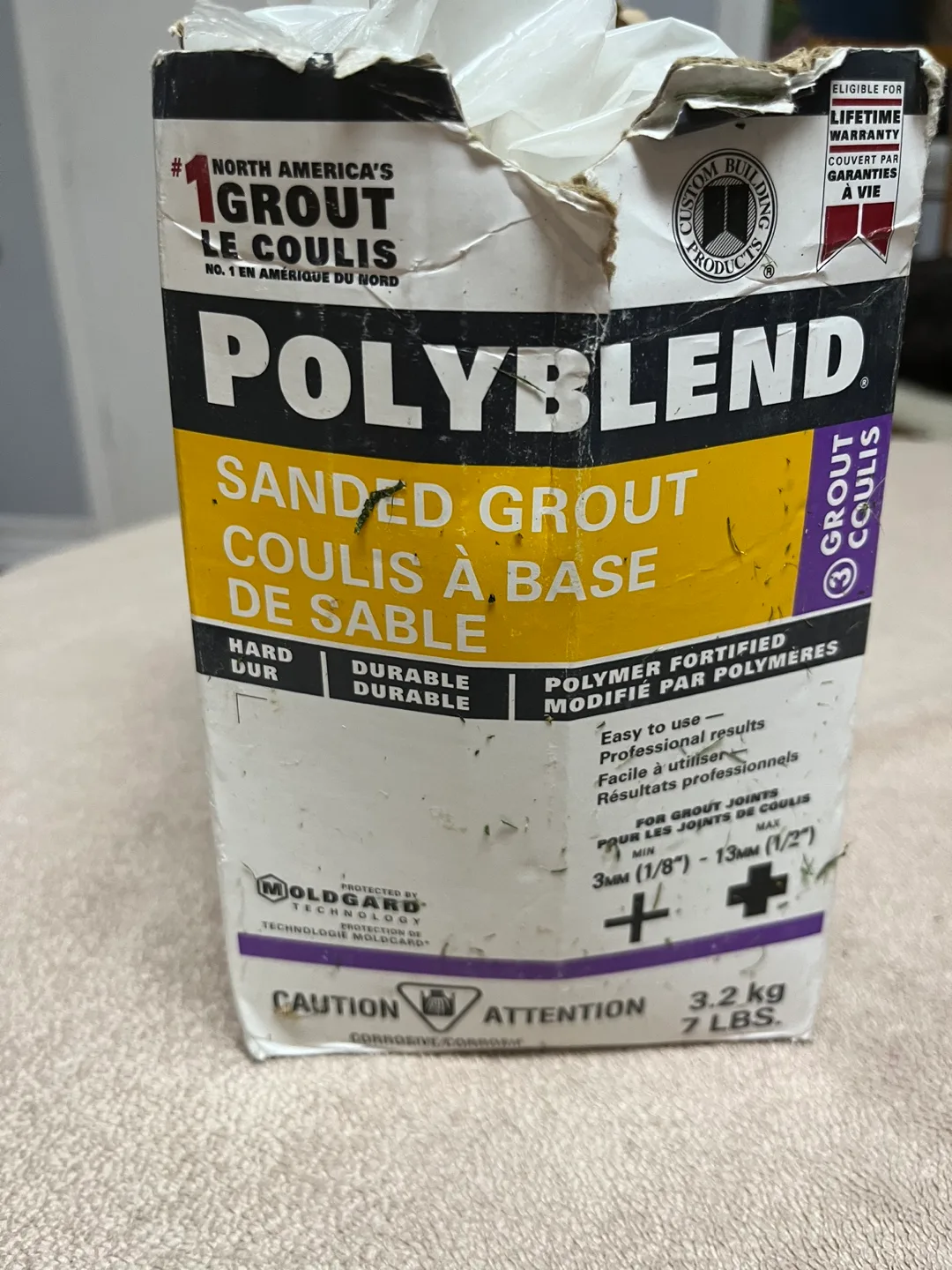 Grout - various types image indicator(5)