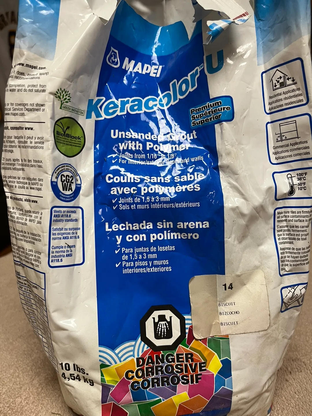 Grout - various types image indicator(2)