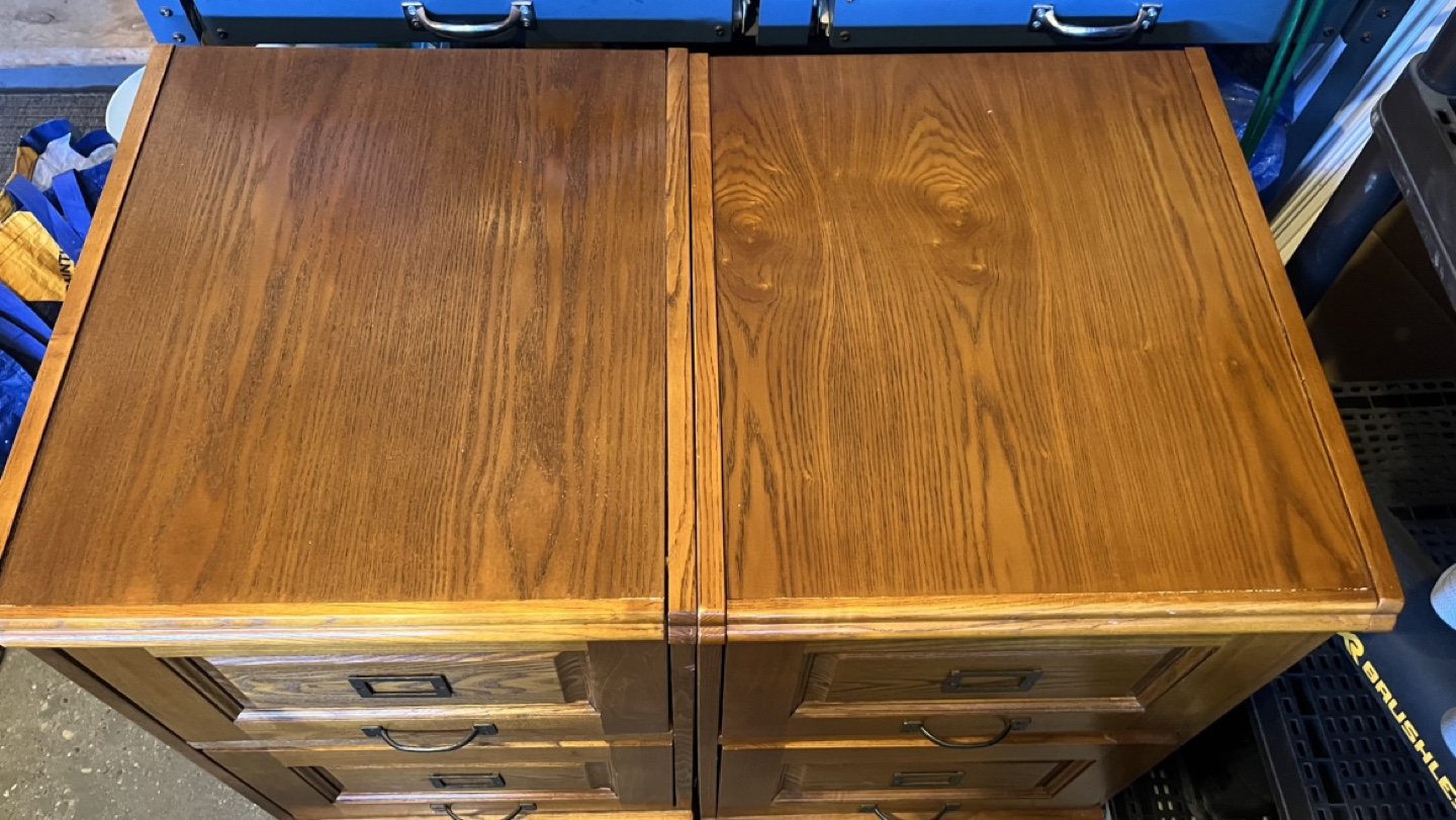 Set of 2 Two Drawer Filing Cabinets - photo 2