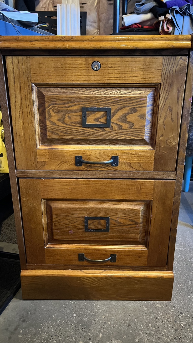 Set of 2 Two Drawer Filing Cabinets - photo 3