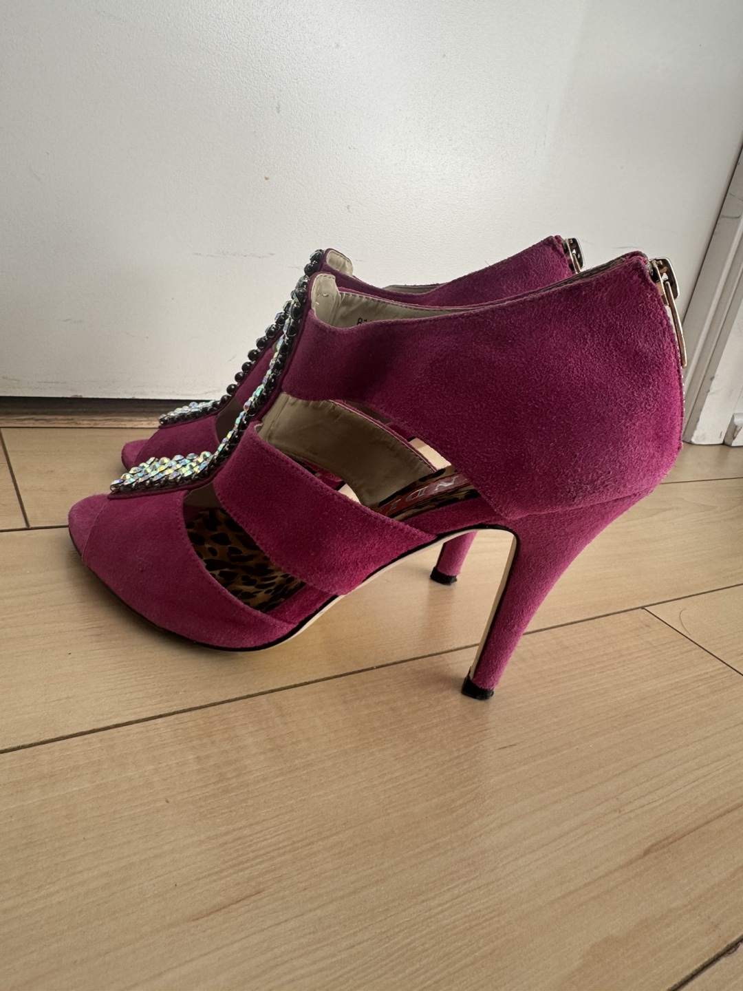 Pink Rhinestone Heels - photo 2