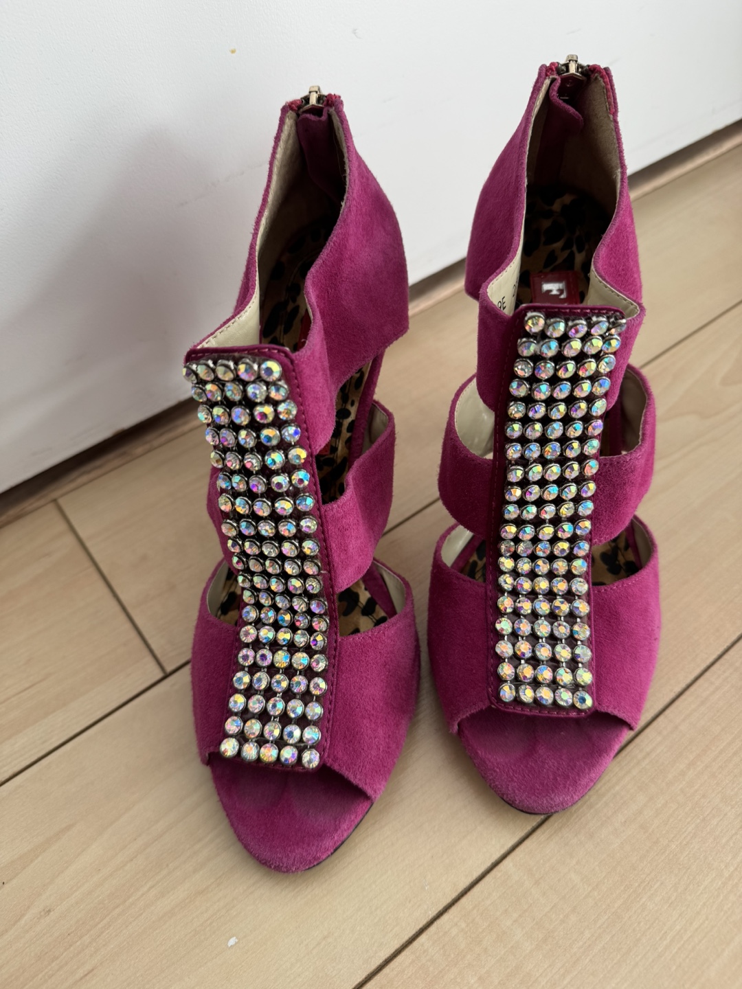 Pink Rhinestone Heels - photo 3