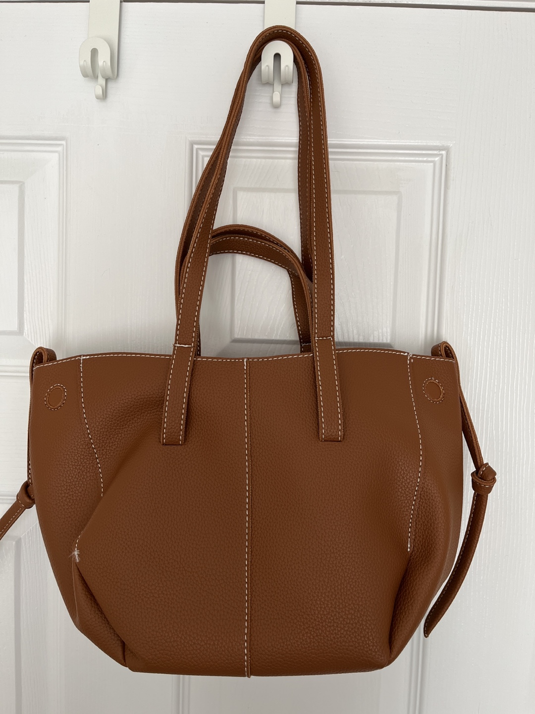 Brown Leather tote bag - photo 4