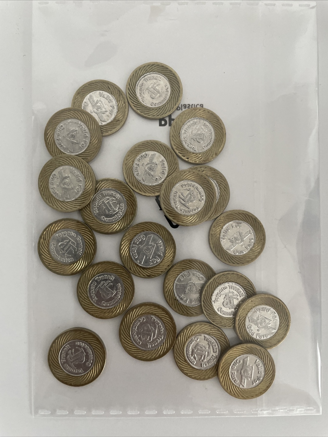 Toronto Transit Commission TTC Tokens