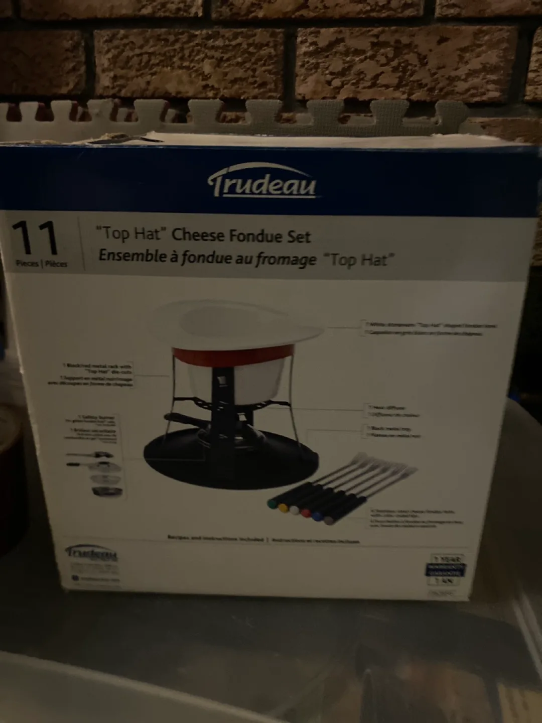 Trudeau Top Hat Cheese Fondue Set 💚 image indicator(2)