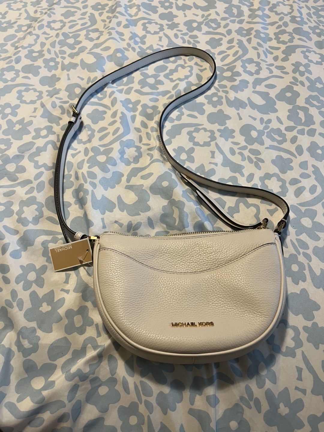 Michael Kors White Crossbody Bag