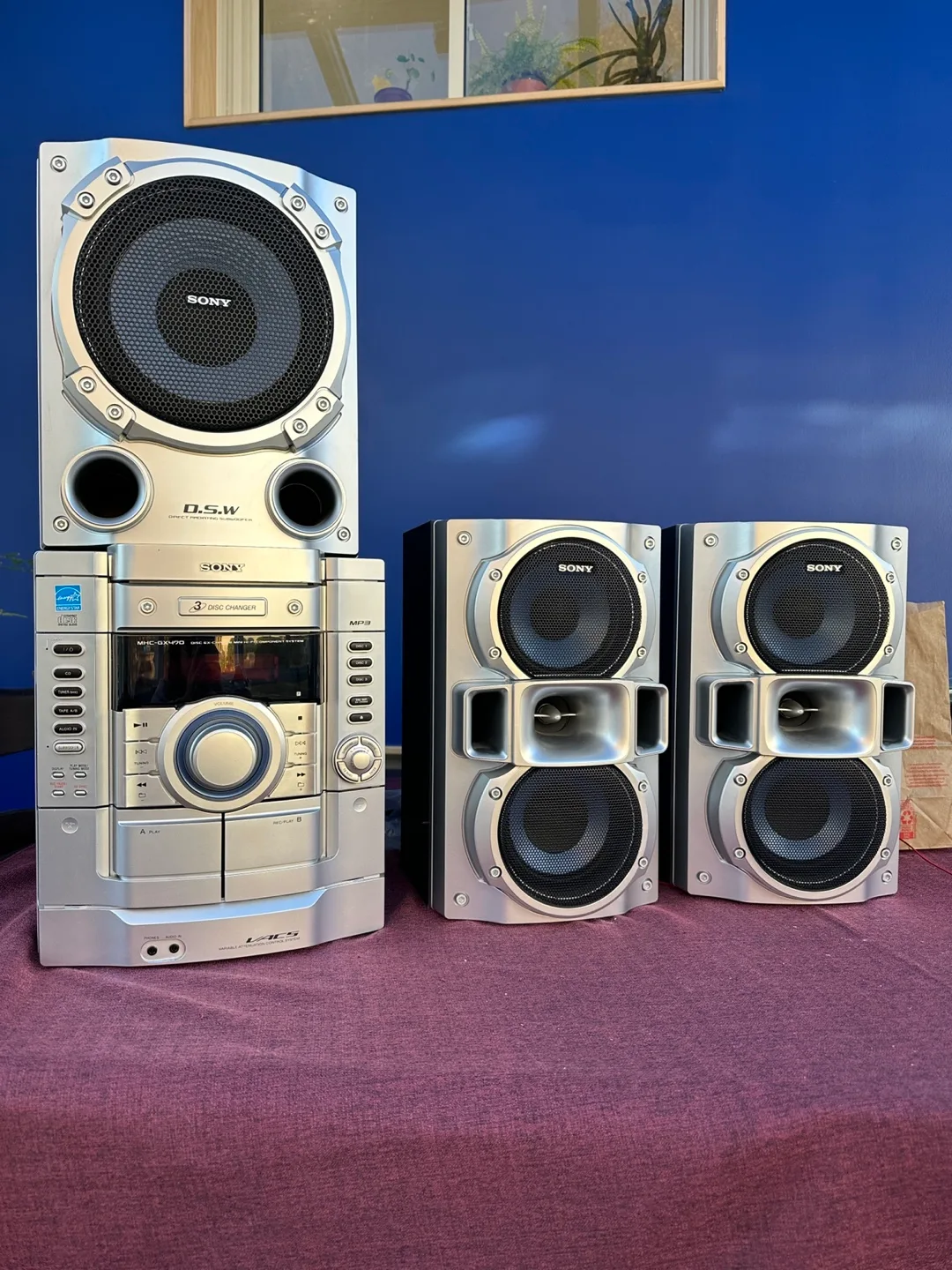 Sony MHC-GX470 HiFi Shelf Stereo System image indicator(2)