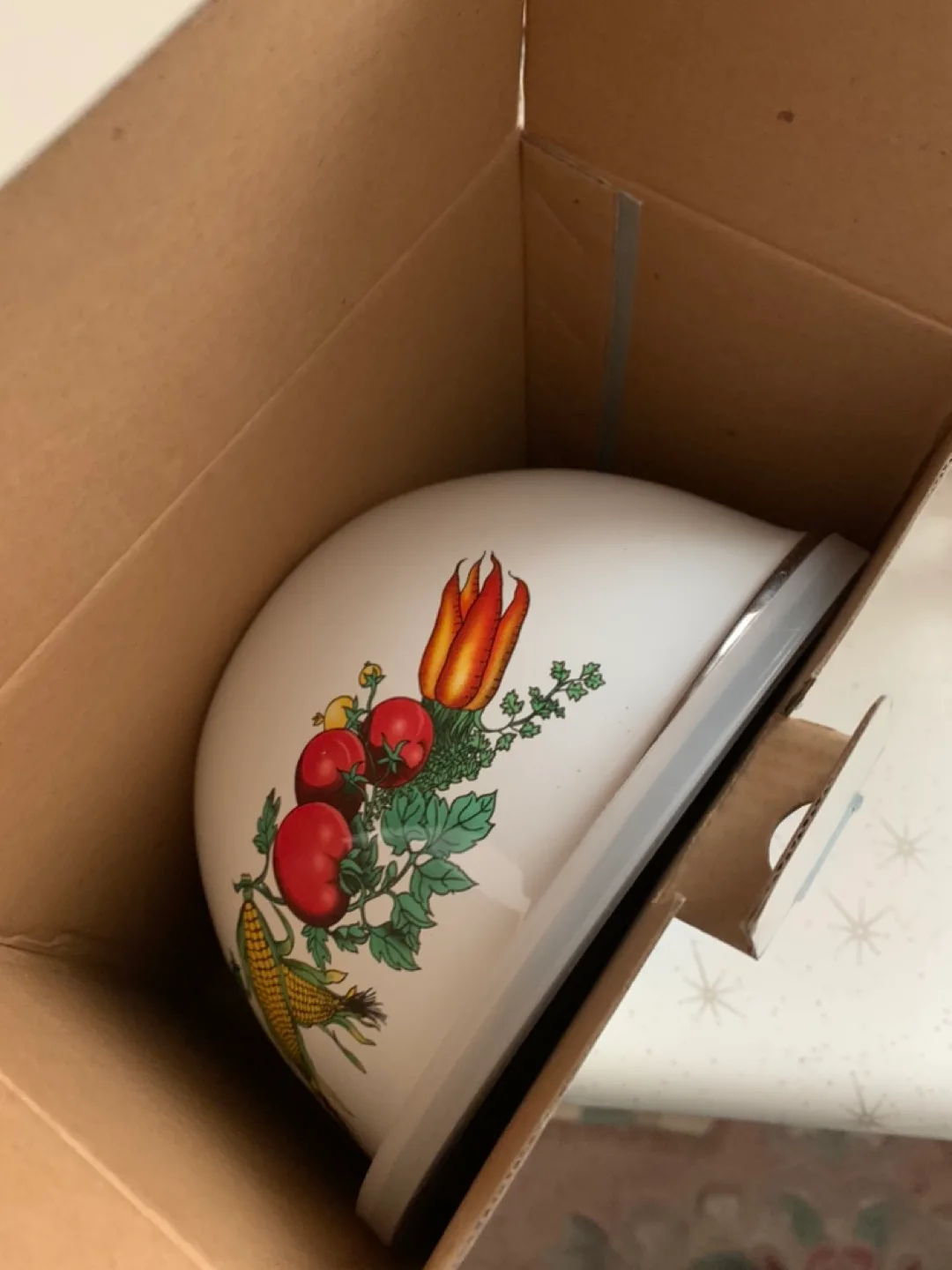 NEW 6 pc Deep Bowl Set Country Harvest image indicator(5)