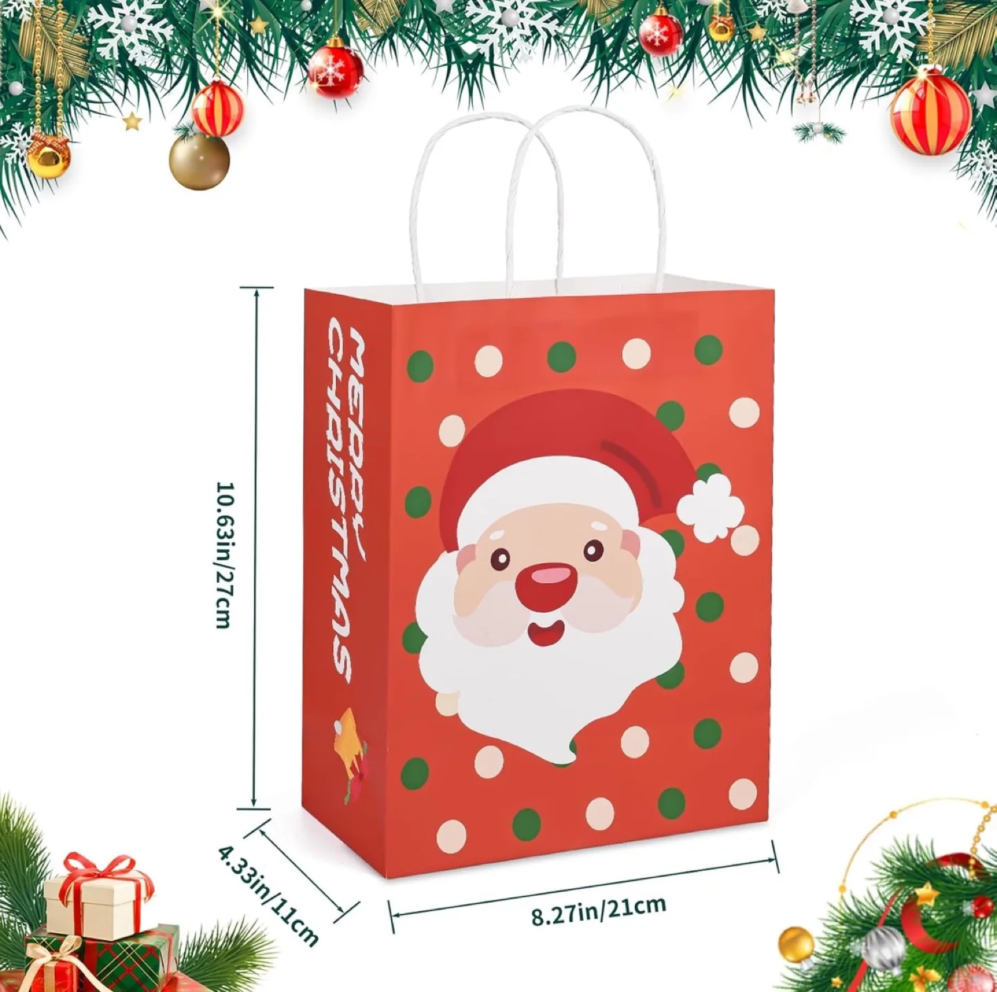 Christmas Gift Bags, Set of 24 image indicator(3)