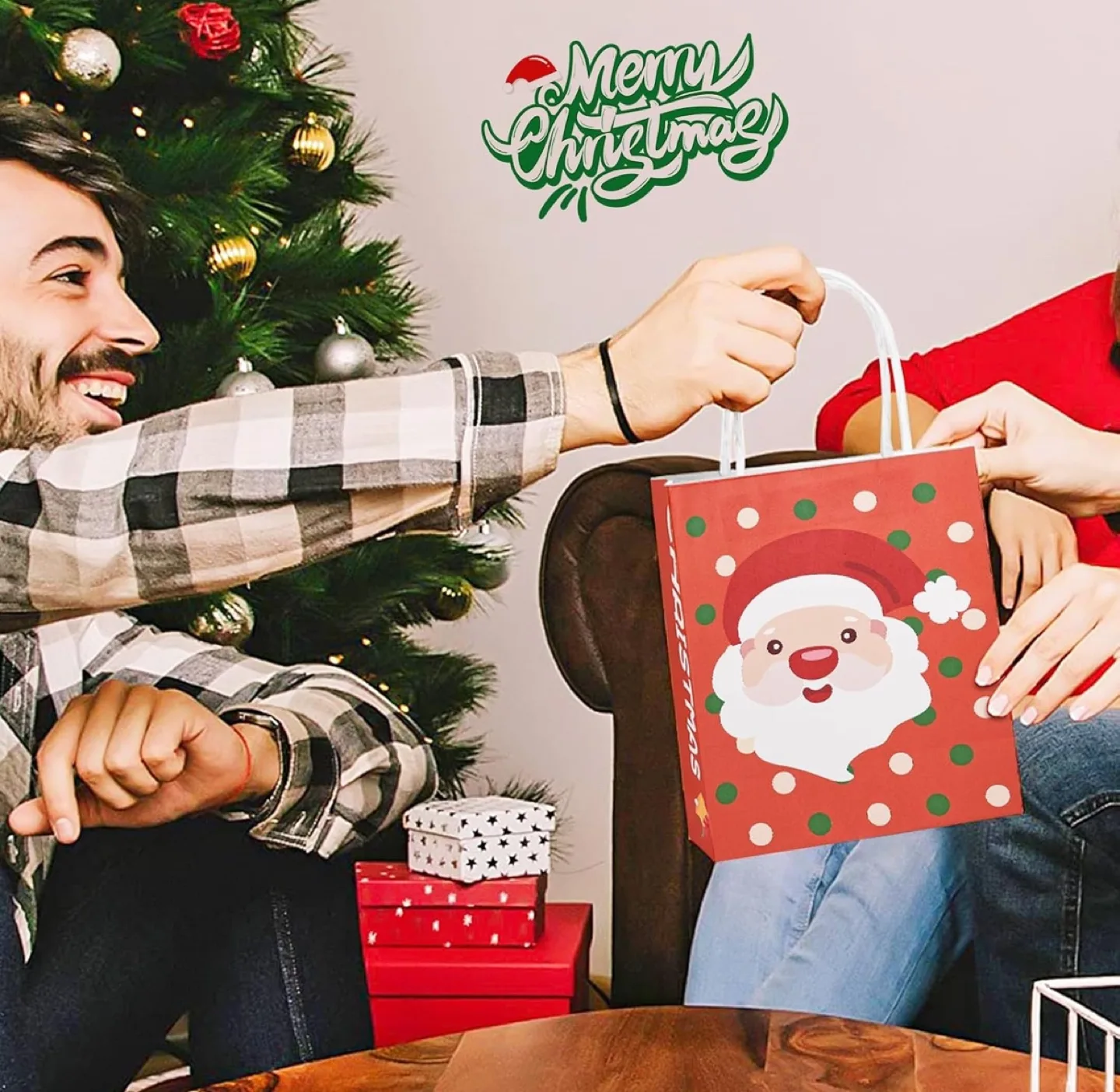 Christmas Gift Bags, Set of 24 image indicator(6)