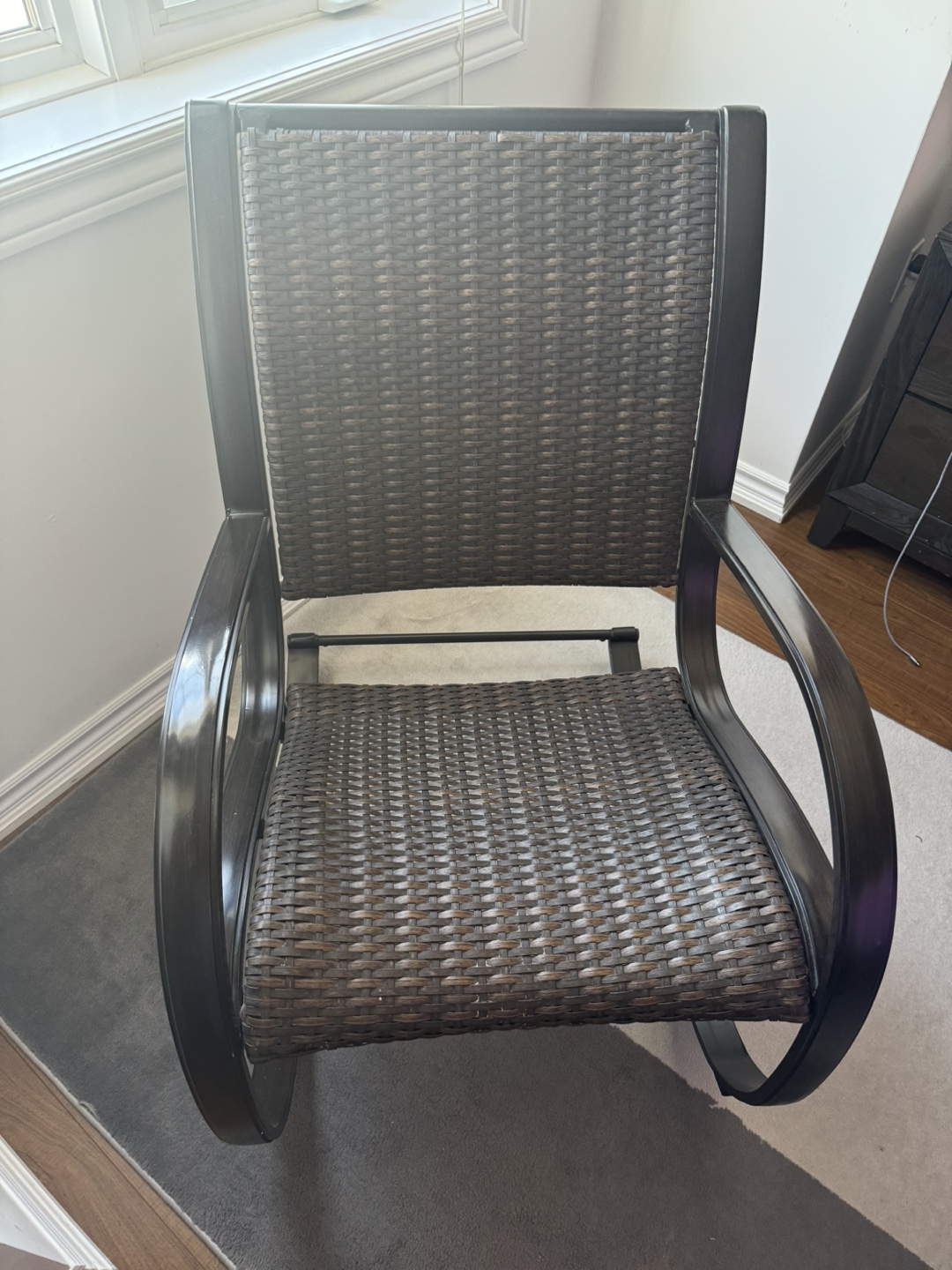 Wicker Rocking Chair - photo 3
