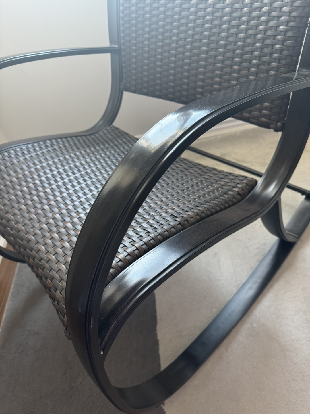 Wicker Rocking Chair - photo 2