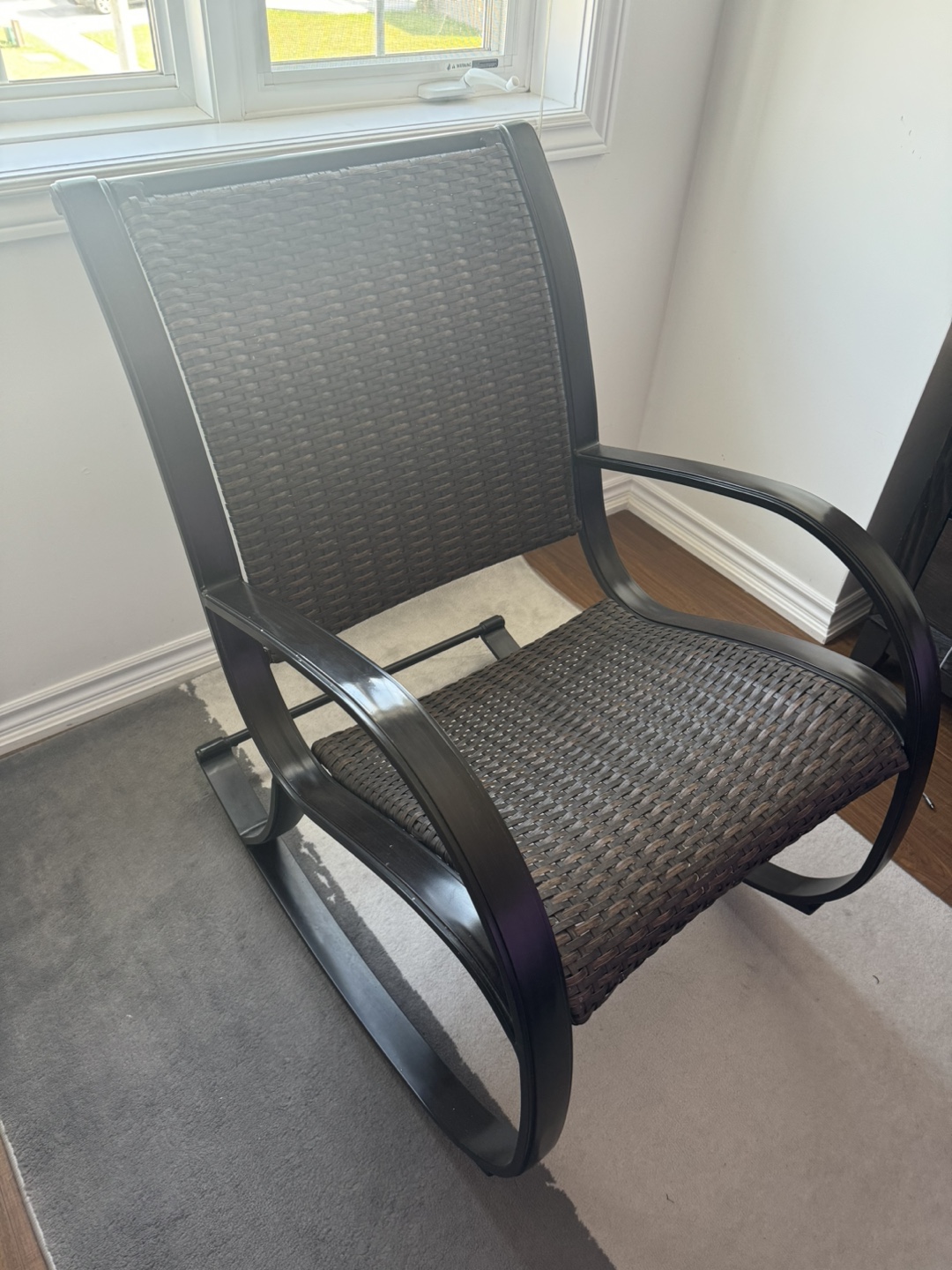 Wicker Rocking Chair - photo 4