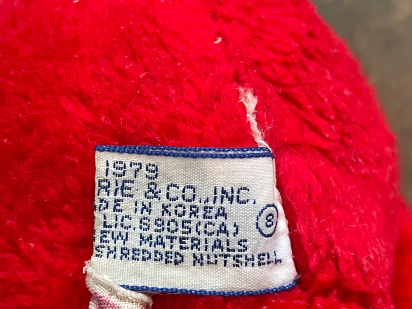 Vintage 1979 Peyo The Smurfs Papa Smurf Stuffed Plush Toy image indicator(8)