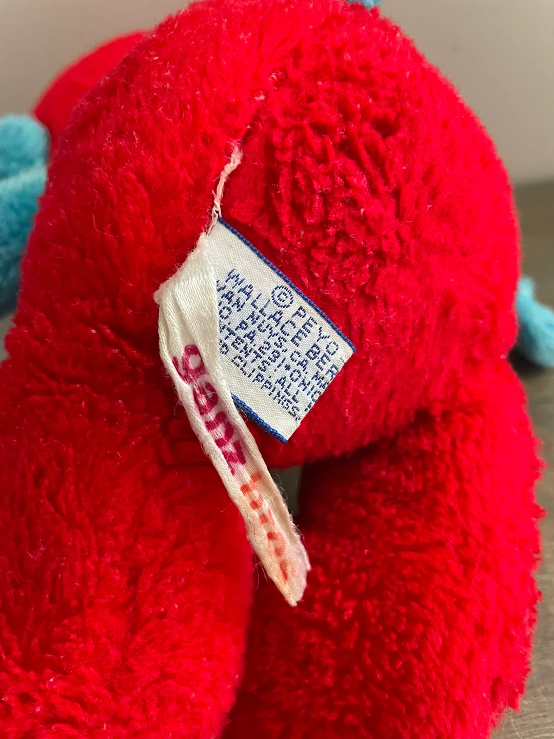 Vintage 1979 Peyo The Smurfs Papa Smurf Stuffed Plush Toy image indicator(7)