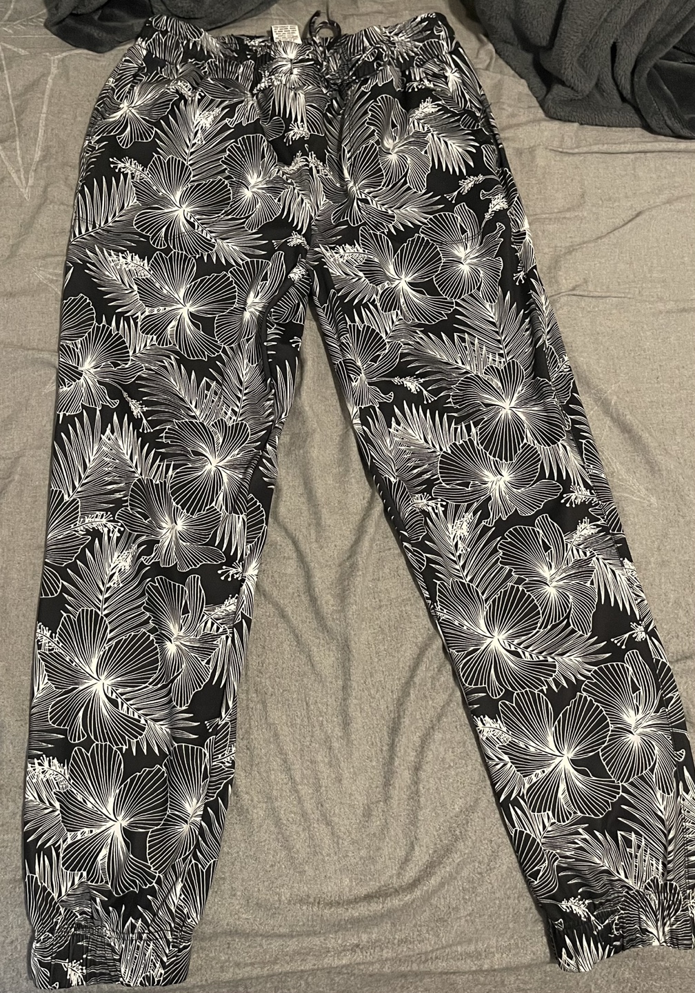 Floral Print Jogger Pants
