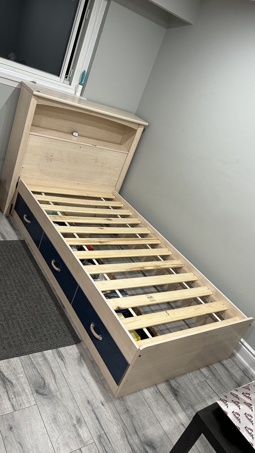 Twin Size Bed with Storage - photo 2