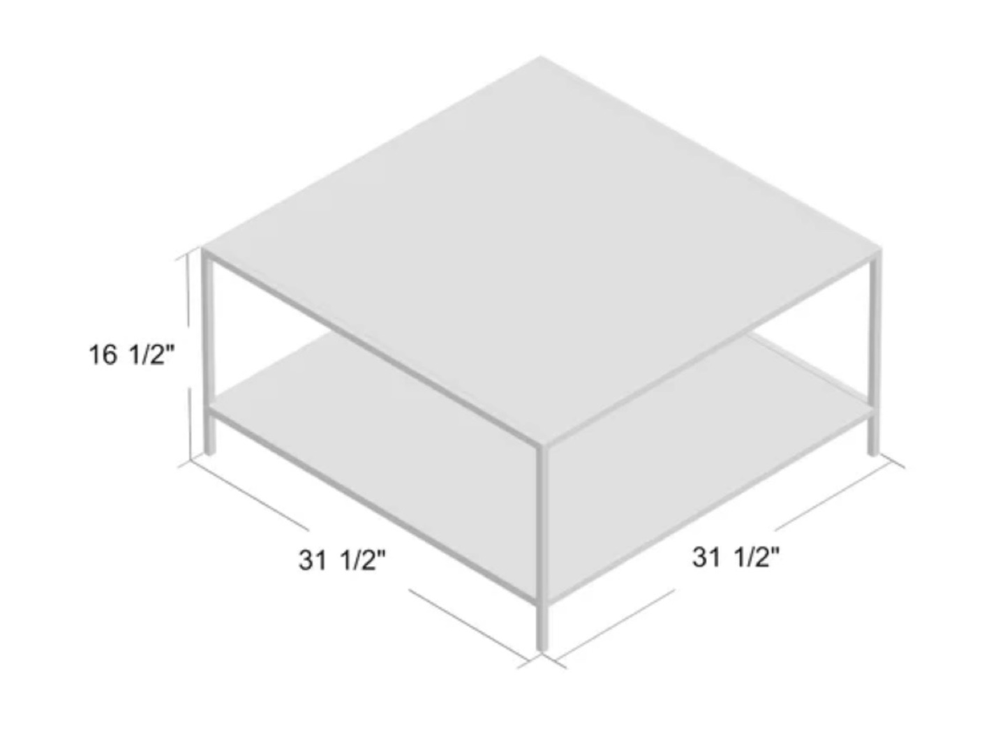 Glass Coffee Table with Black Metal Frame - photo 3