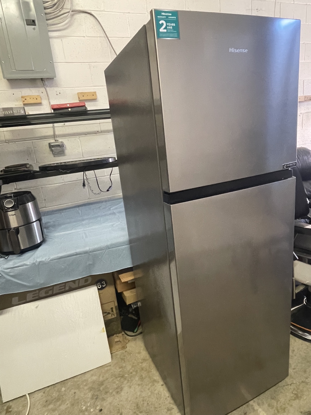 Hisense Stainless Steel Refrigerator apartment size - photo 2